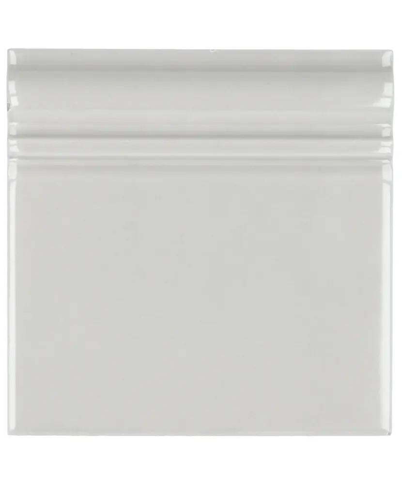 Pièce spéciale Skirting Gris Claro Brillo 15x15 cm - vue complémentaire 2