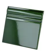 Pièce spéciale Skirting Victorian Green 15x15 cm