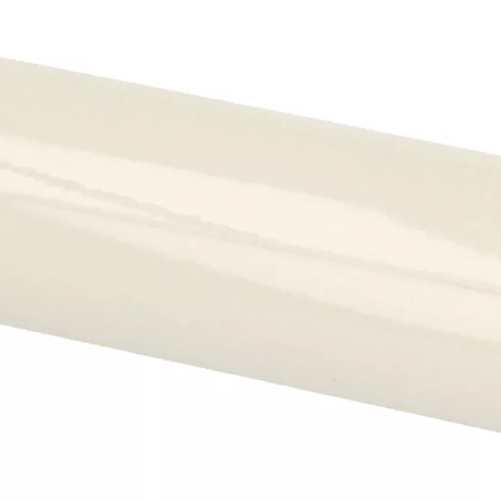 Pièce spéciale Pencil Bullnose Cream Crackle 3x15 cm