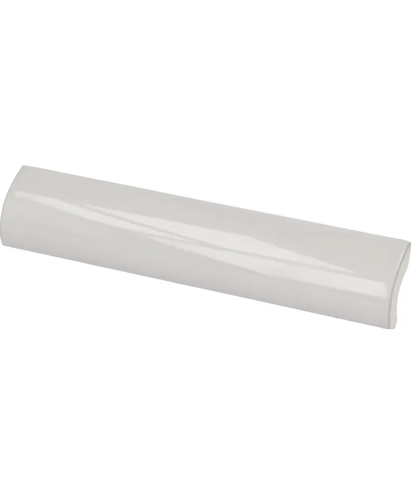 Pièce spéciale Pencil Bullnose Gris Claro Crackle 3x15 cm