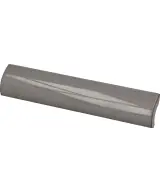 Pièce spéciale Pencil Bullnose Gris Oscuro Crackle 3x15 cm