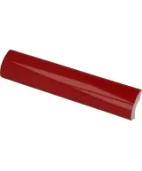 Pièce spéciale Pencil Bullnose Rosso 3x15 cm