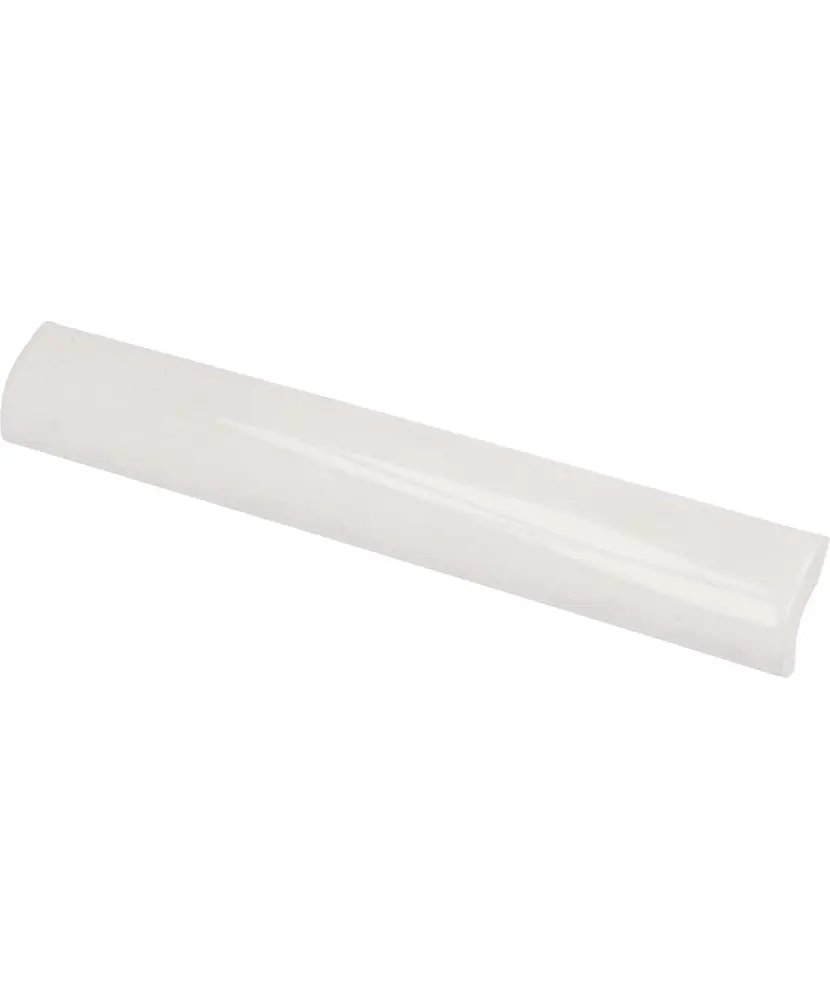 Pièce spéciale Pencil Bullnose Tribeca Gypsum White 3x20 cm