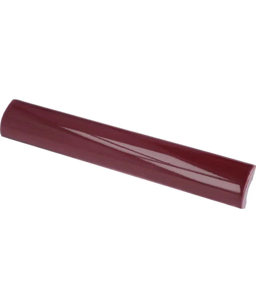 Pièce spéciale Pencil Bullnose Village Aubergine 3x20 cm