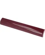 Pièce spéciale Pencil Bullnose Village Aubergine 3x20 cm