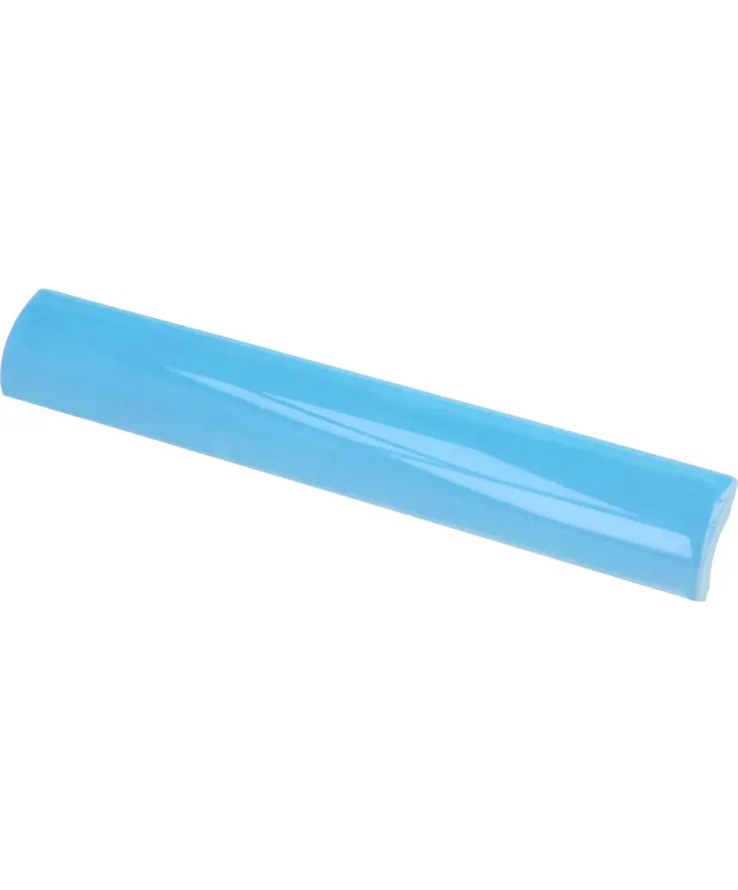 Pièce spéciale Pencil Bullnose Village Azure Blue 3x20 cm