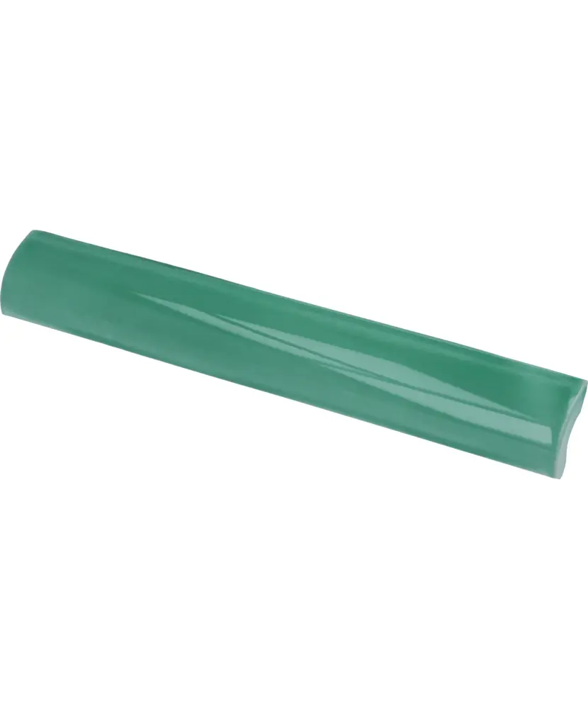 Pièce spéciale Pencil Bullnose Village Esmerald Green 3x20 cm