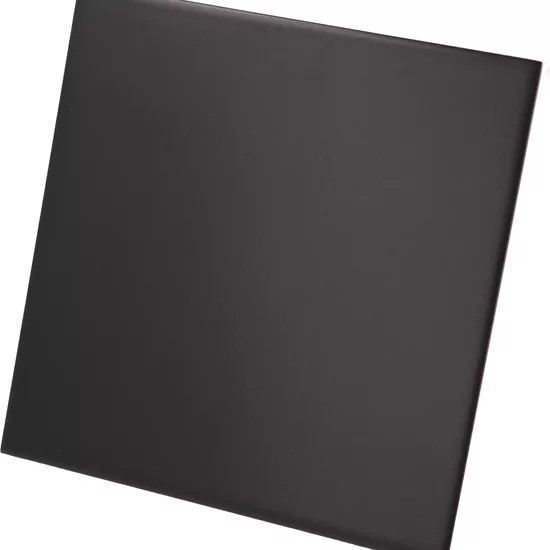 Carrelage Evolution Black Mat 15x15 cm - vue latérale du carreau