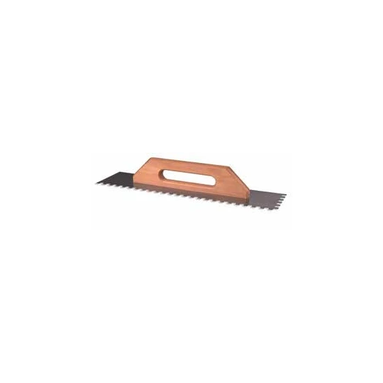 Platoir à colle 30 x 12 cm poignée bois - dents 10 mm Profil Pros