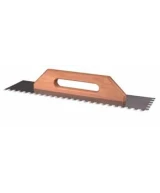 Platoir à colle 30 x 12 cm poignée bois - dents 4 mm