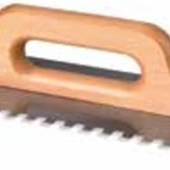 Platoir à colle 50 x 12 cm poignée bois - dents 8 mm Profil Pros