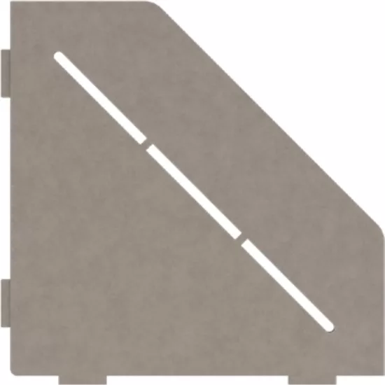 Porte-savon design Diamant 200 mm - Blanc laqué structuré Profil Pros