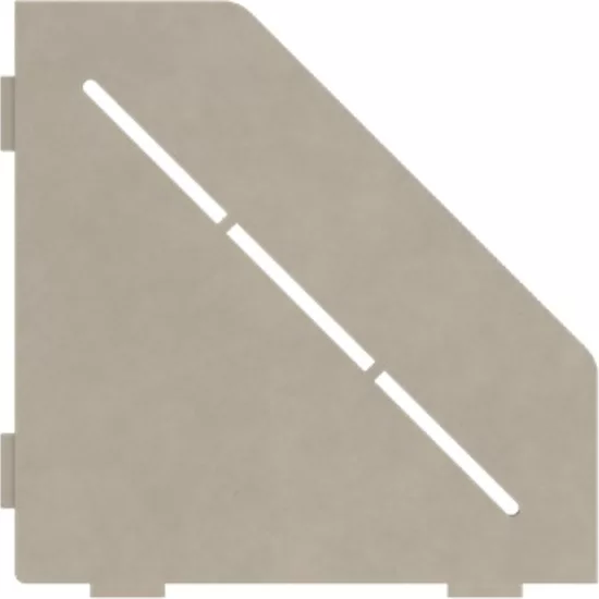 Porte-savon design Diamant 200 mm - Beige laqué structuré Profil Pros