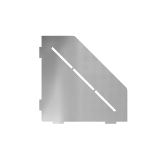 Porte-savon design Diamant 200 mm - Gris pierre laqué structuré Profil Pros