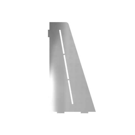 Porte-Savon Rectangle Biseauté 310 Mm - Acier Inox Aisi 304 Profil Pros