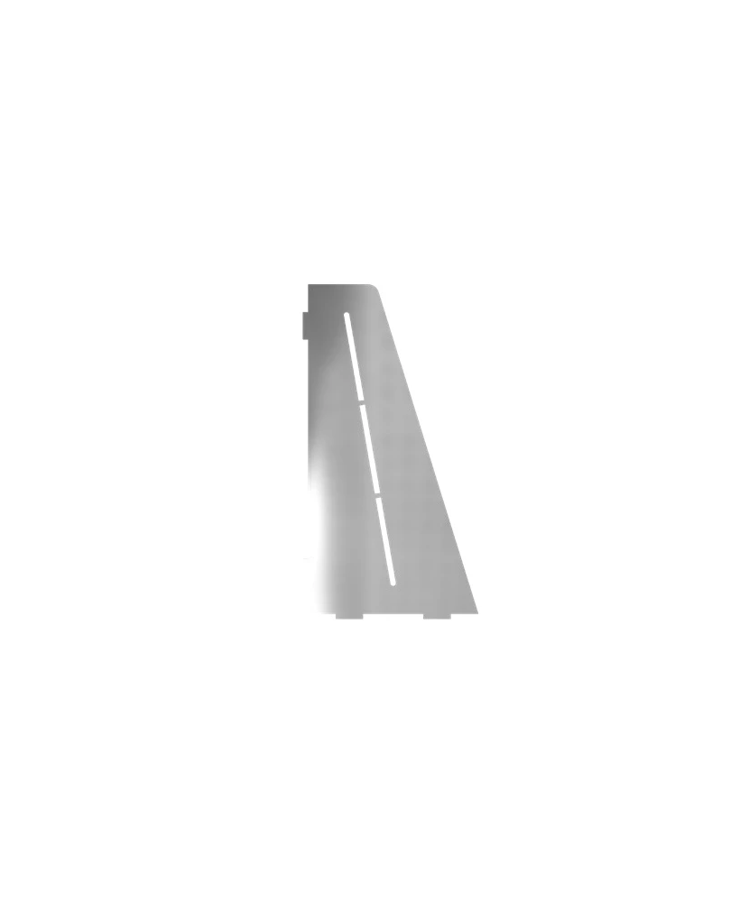Porte-Savon Rectangle Biseauté 310 Mm - Acier Inox Aisi 304 Profil Pros