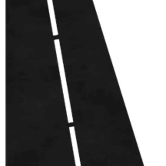 Porte-savon rectangle biseauté 310 mm - Noir laqué structuré Profil Pros