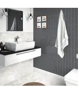 Pièce spéciale Pencil Bullnose Carrara 3x15 cm