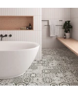 Carrelage Evolution White Mat 5x40 cm - vue d’ambiance