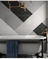 Carrelage Scale Alhambra Black 12x12 cm - vue d’ambiance