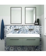 Carrelage Evolution White Mat 5x40 cm - vue d’ambiance 2